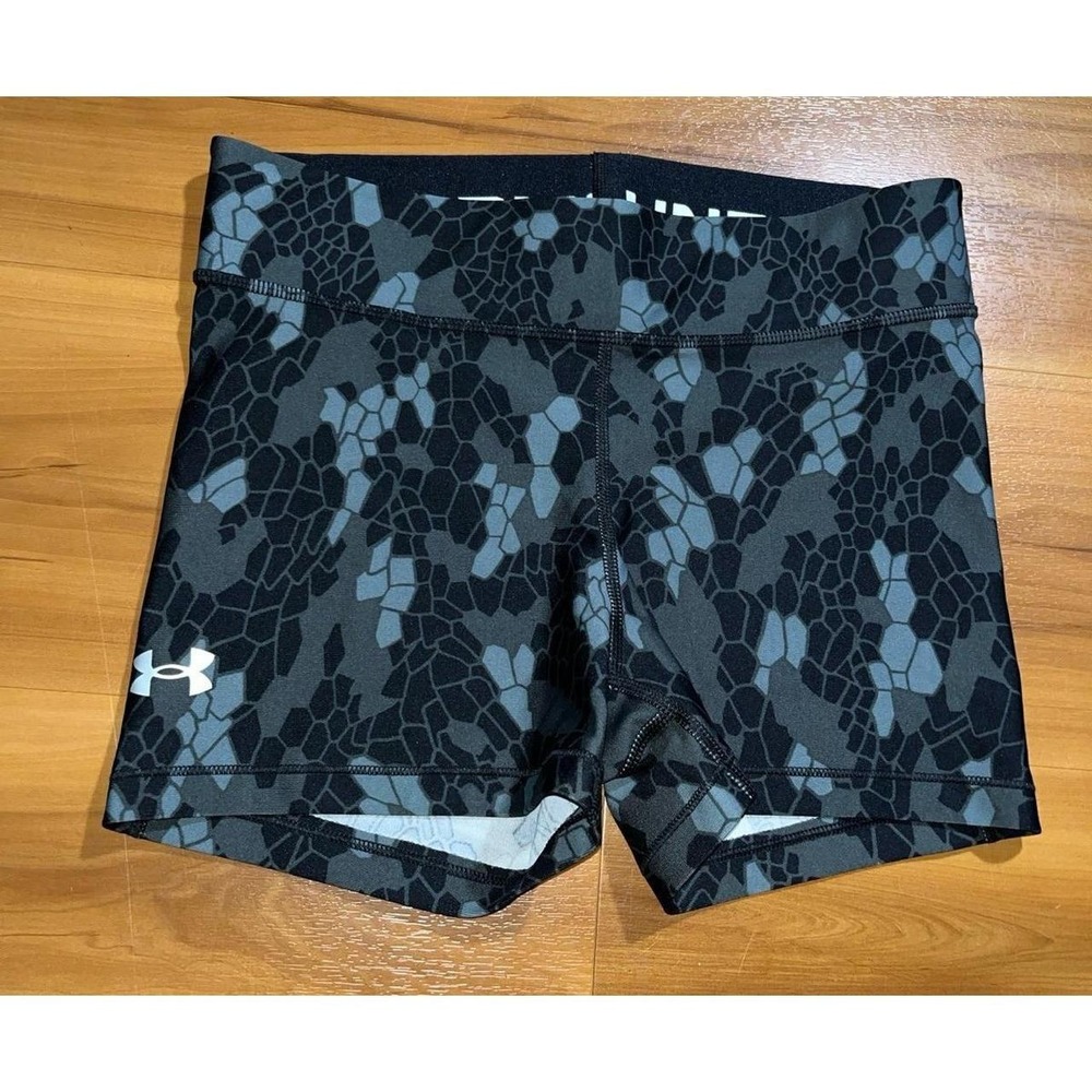 Womens Under Armour Compression Running Workout Training Active Yoga Shorts